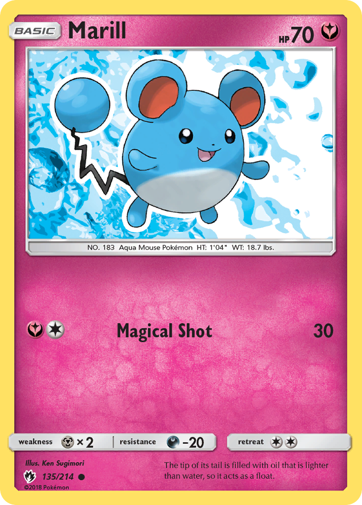 Marill — illustrated card