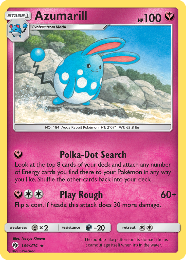 Azumarill — illustrated card