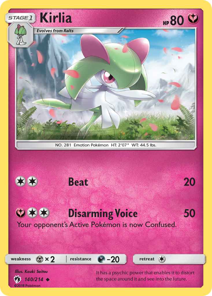Kirlia — illustrated card