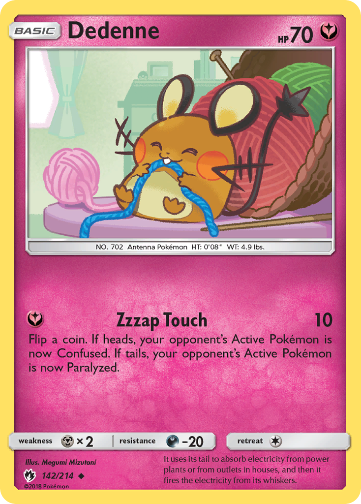 Dedenne — illustrated card