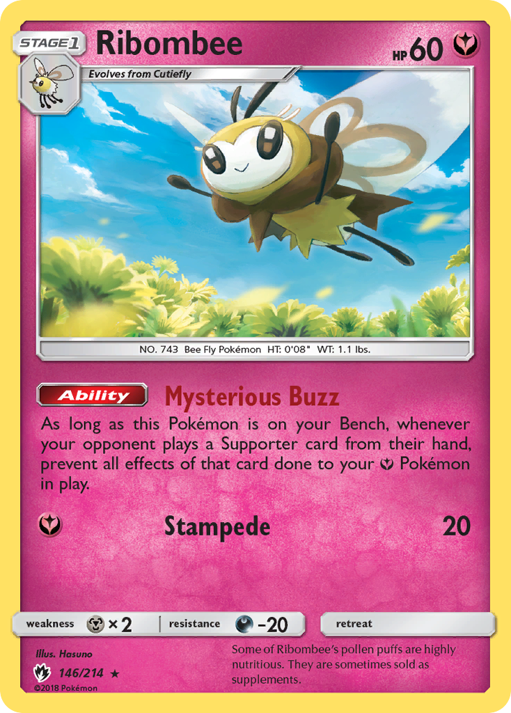 Ribombee — illustrated card