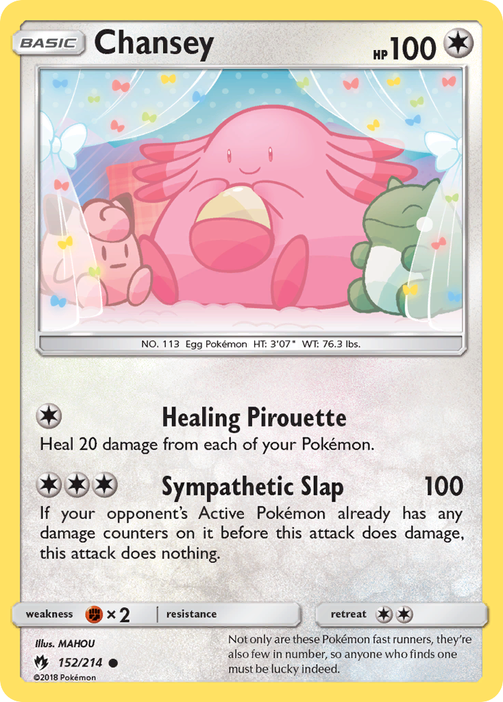 Chansey — illustrated card