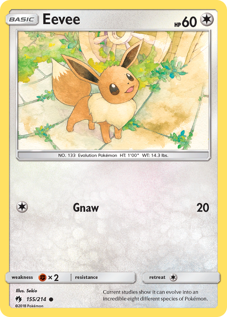 Eevee — illustrated card