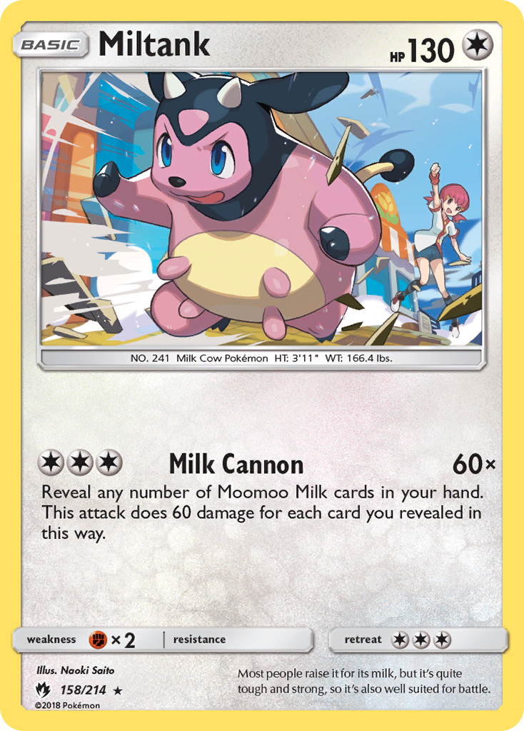 Miltank — illustrated card