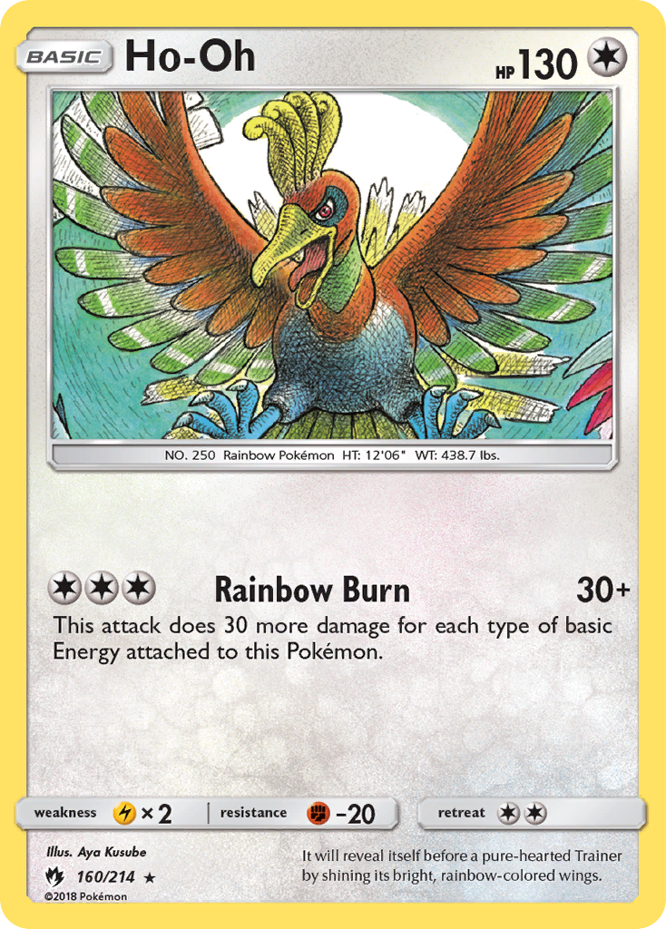Ho-Oh — illustrated card