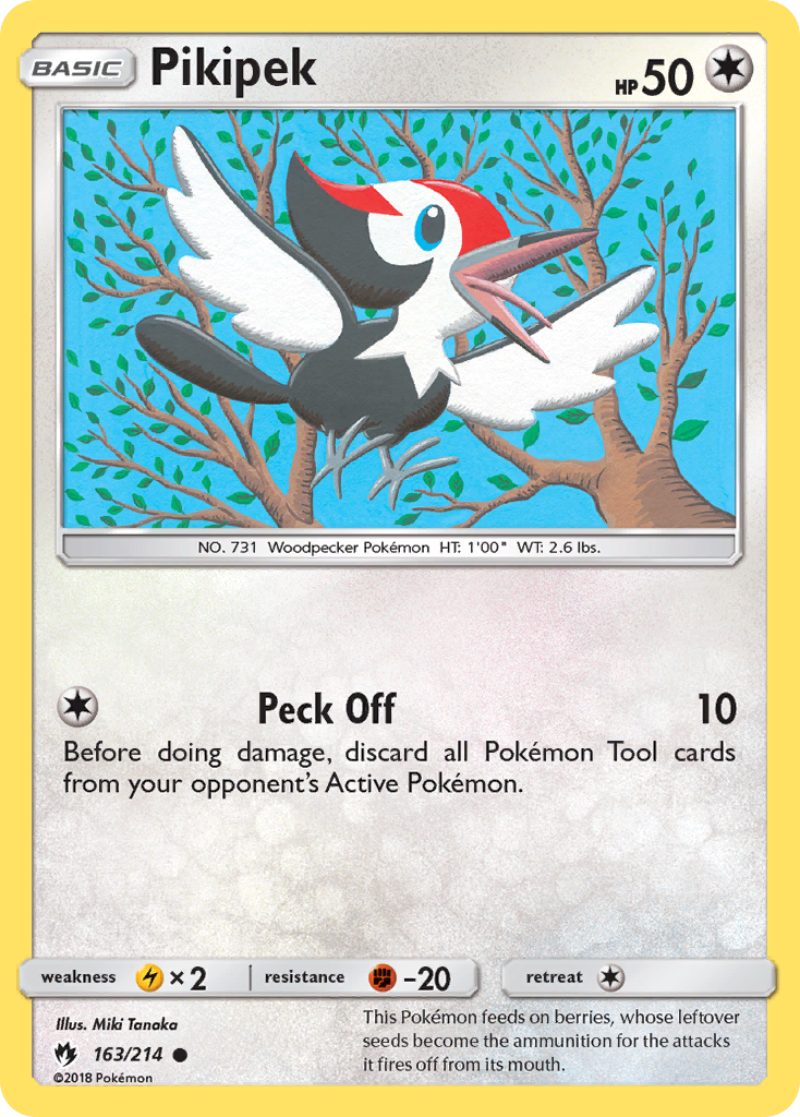 Pikipek — illustrated card