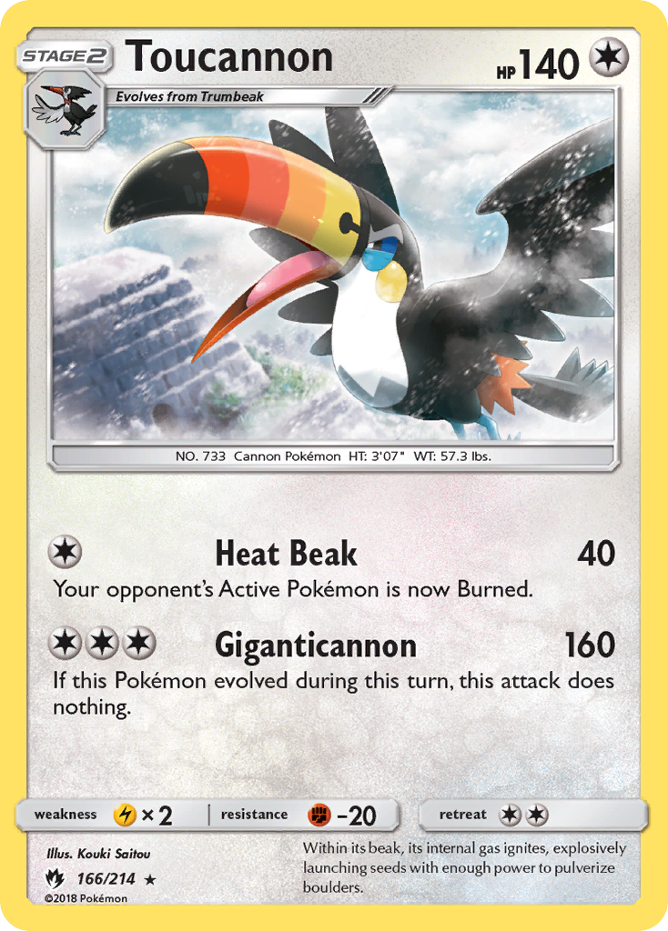 Toucannon — illustrated card