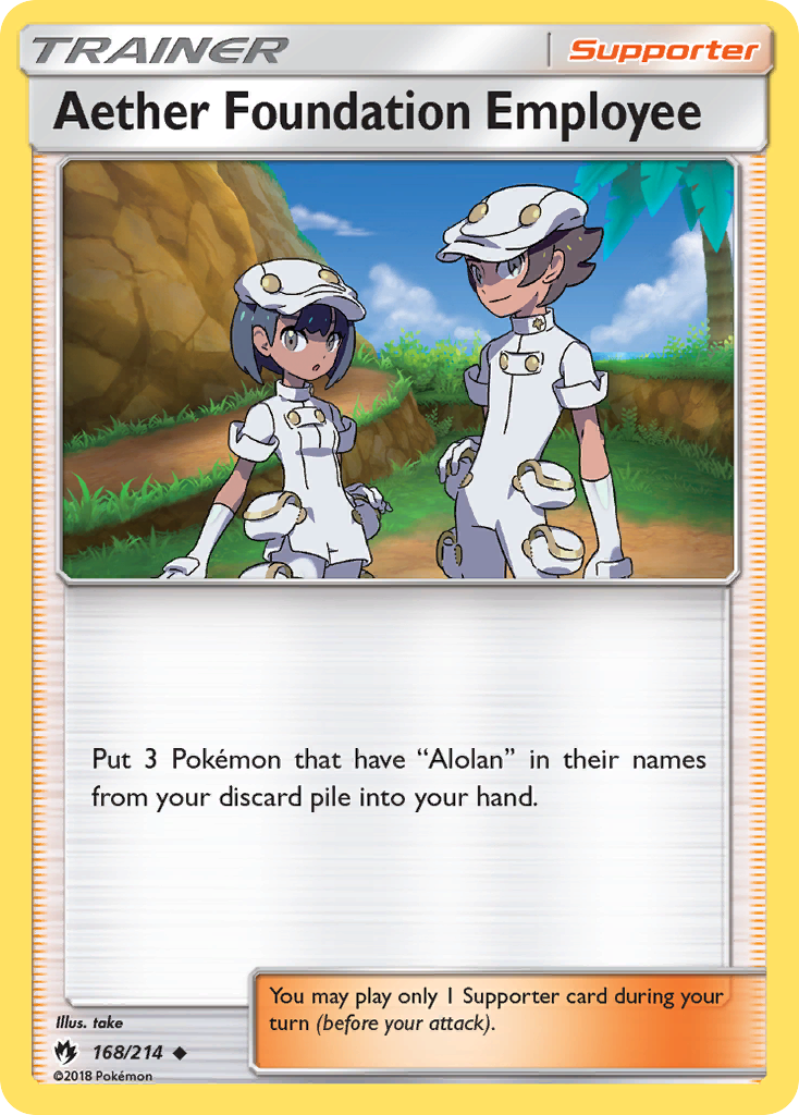 Aether Foundation Employee — illustrated card