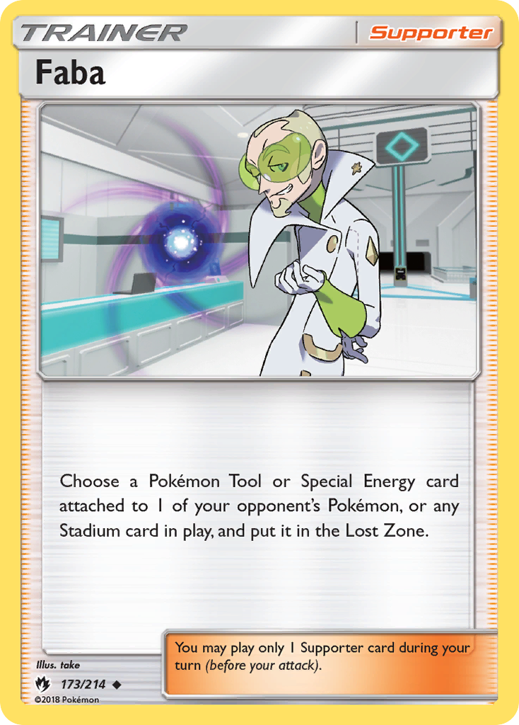 Faba — illustrated card