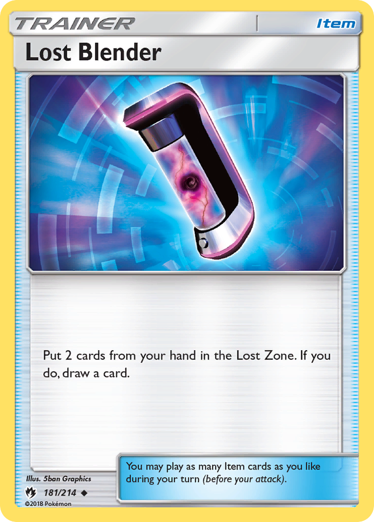 Lost Blender — illustrated card