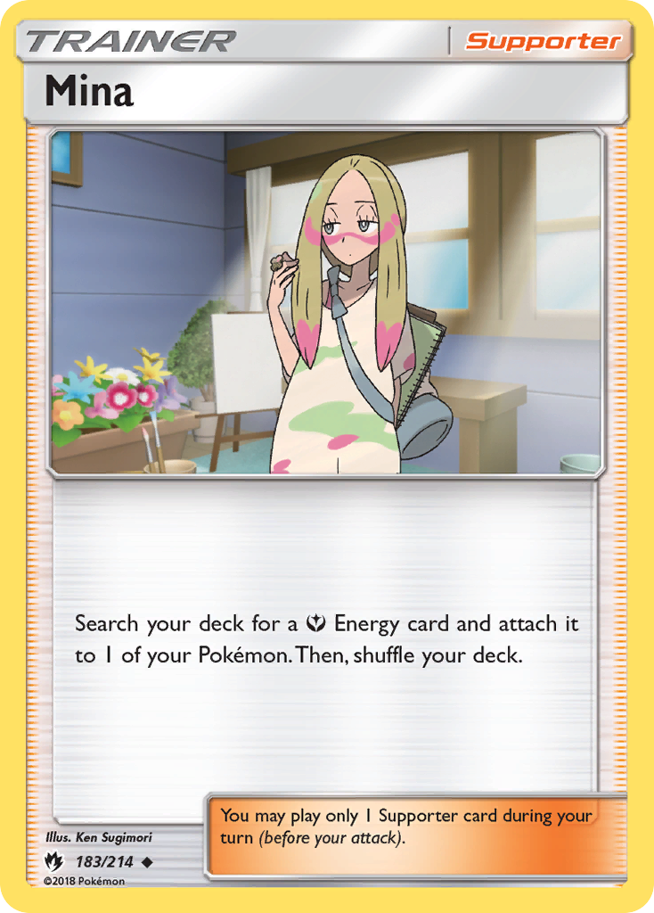Mina — illustrated card