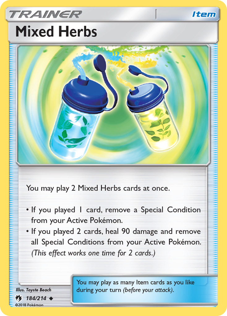 Mixed Herbs — illustrated card