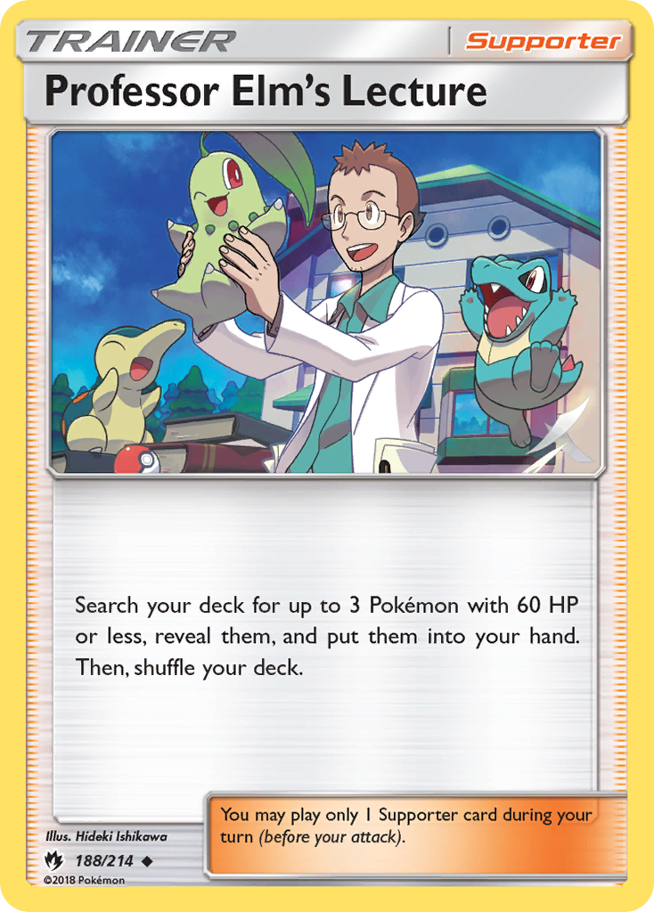 Professor Elm's Lecture — illustrated card
