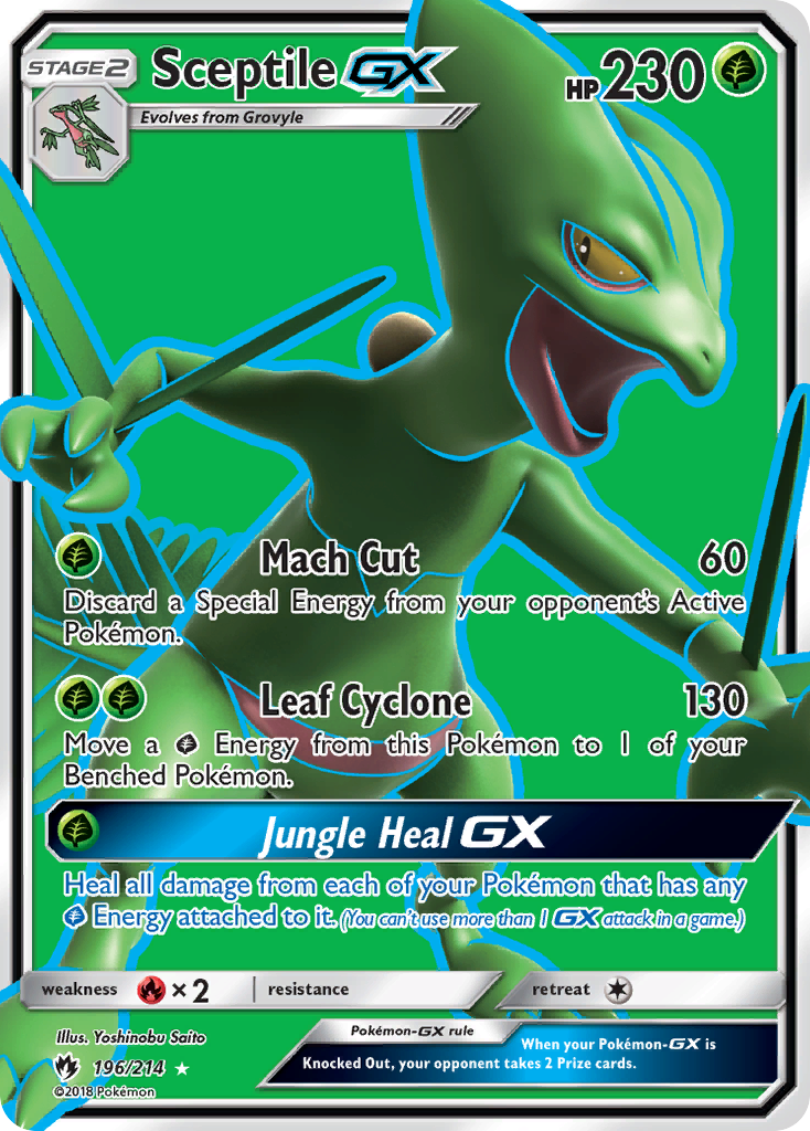 Sceptile-GX — illustrated card