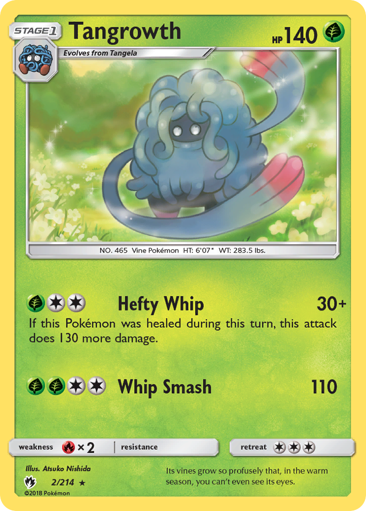 Tangrowth — illustrated card