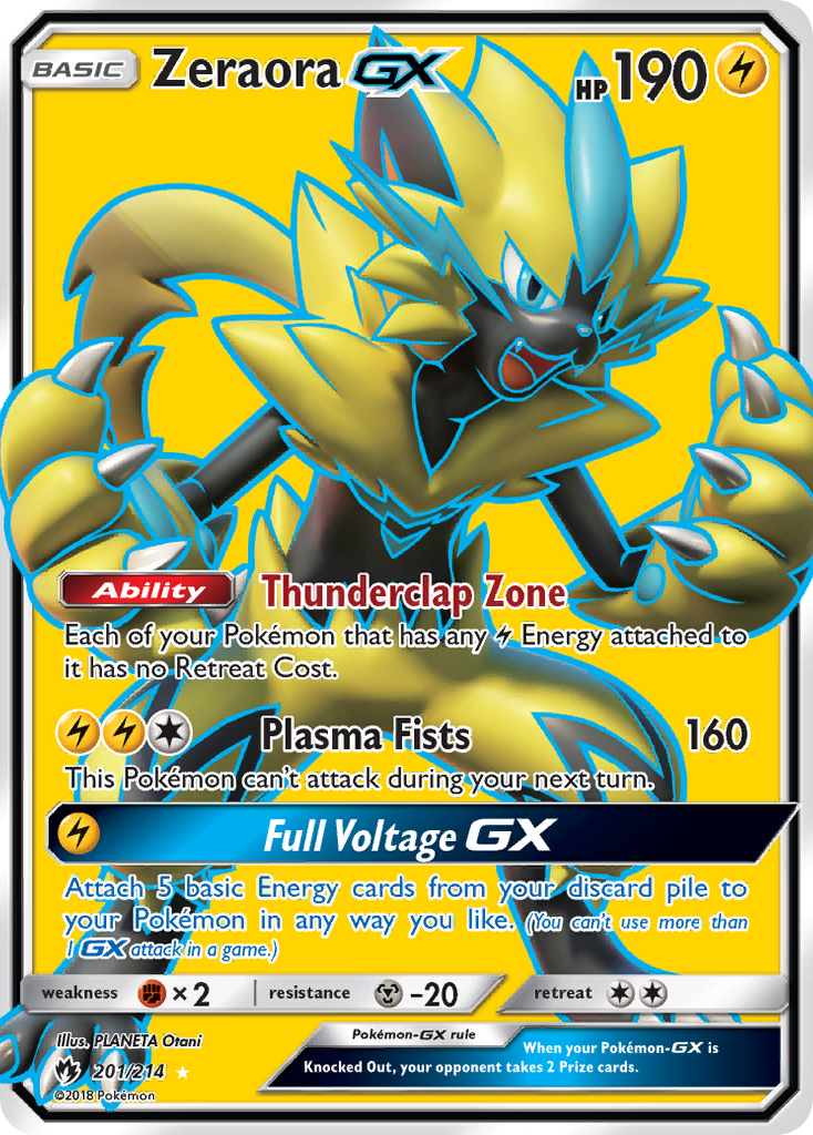 Zeraora-GX — illustrated card