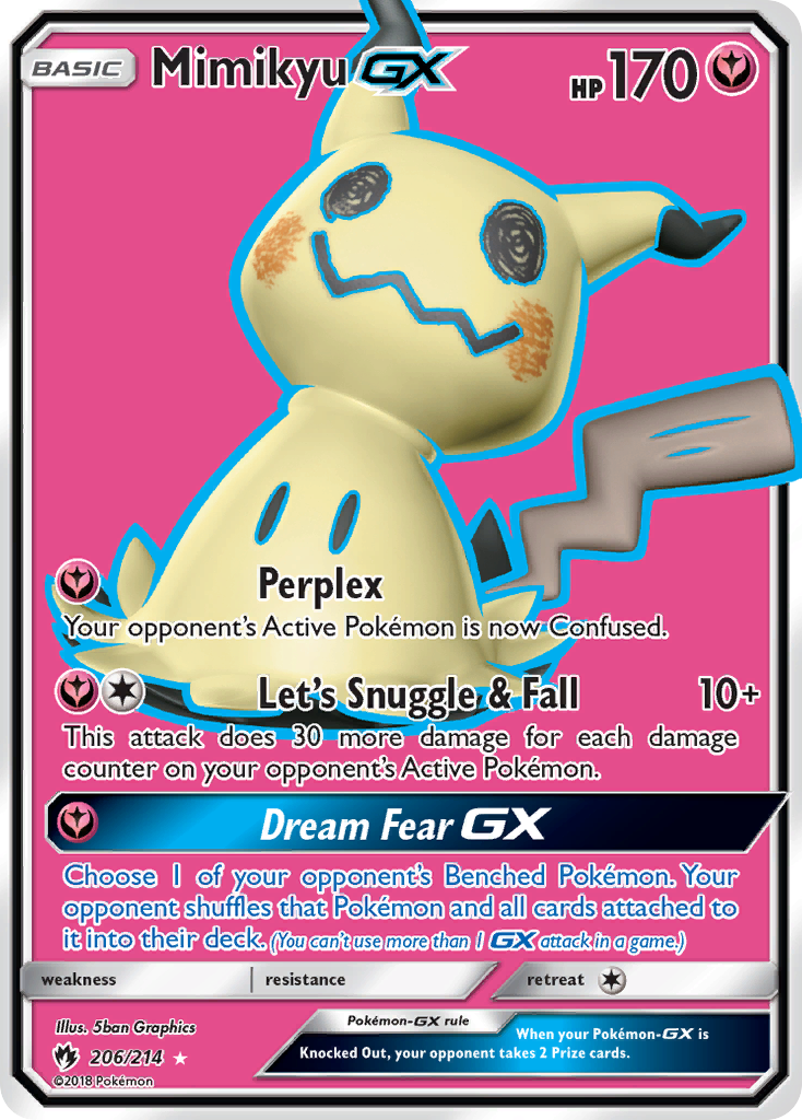 Mimikyu-GX — illustrated card