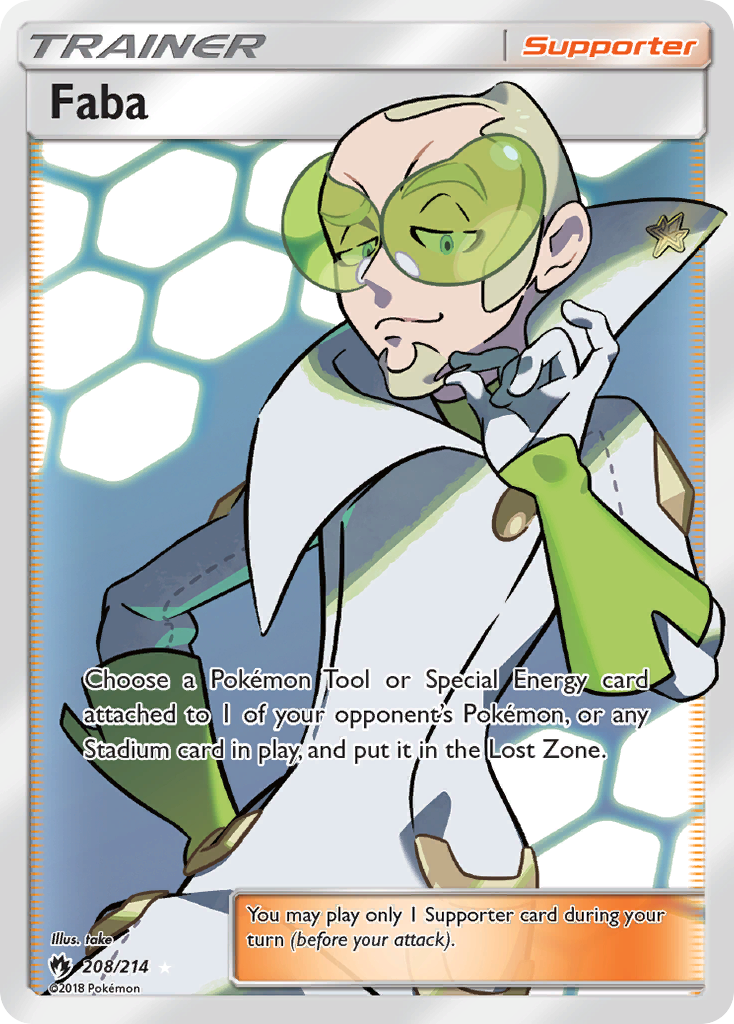 Faba — illustrated card