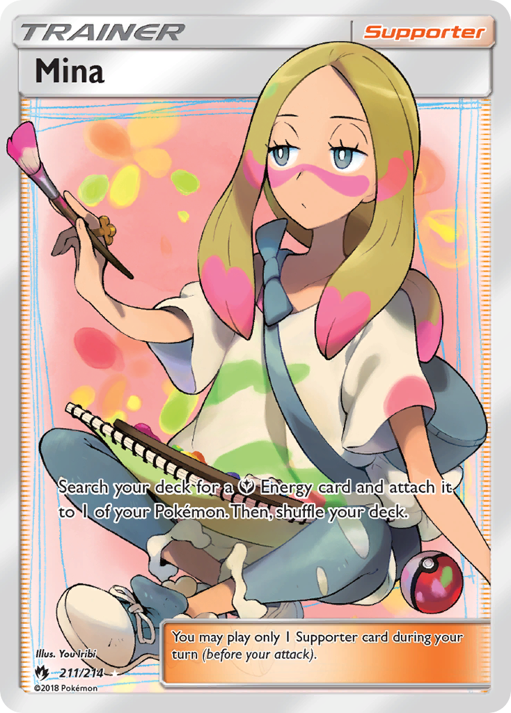 Mina — illustrated card