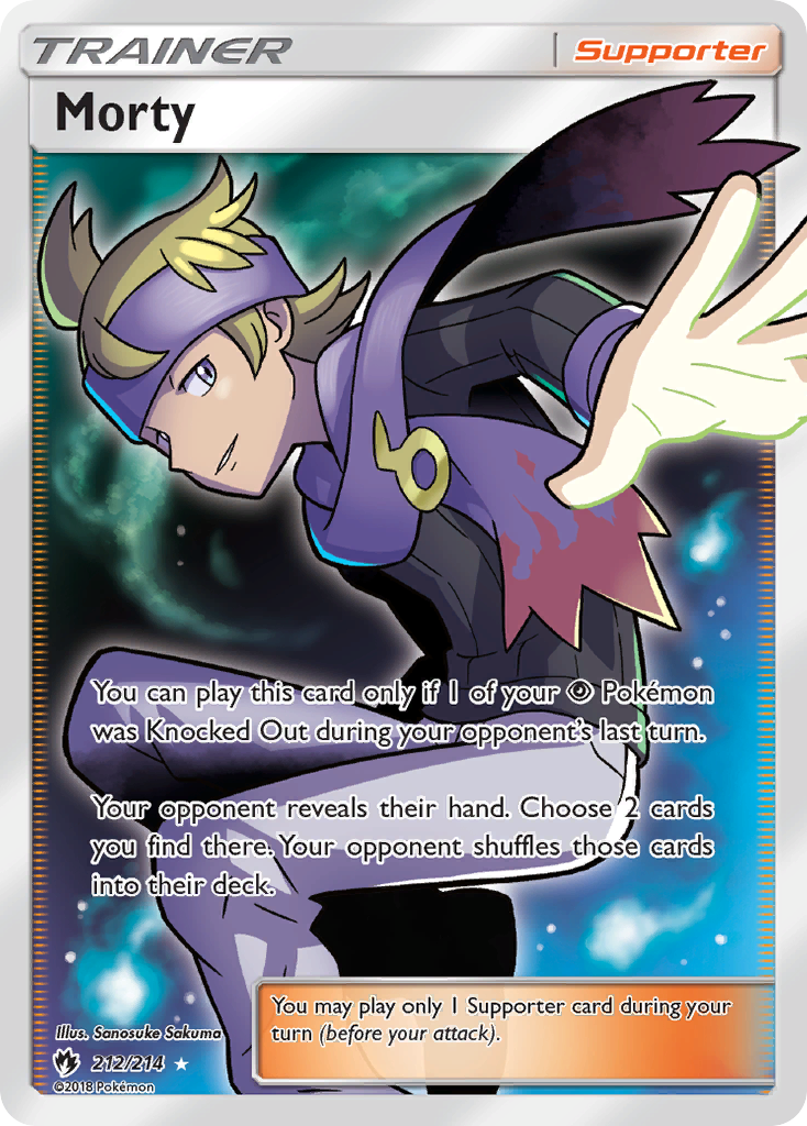 Morty — illustrated card