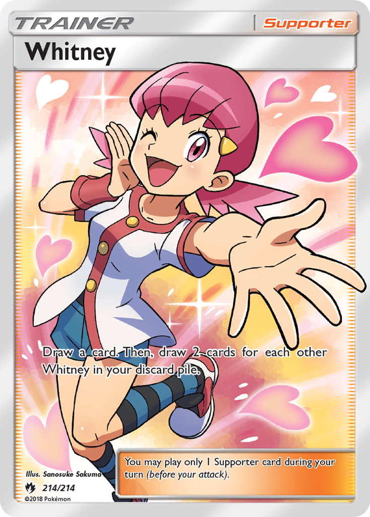 Whitney — illustrated card