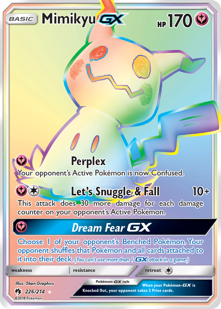 Mimikyu-GX — illustrated card