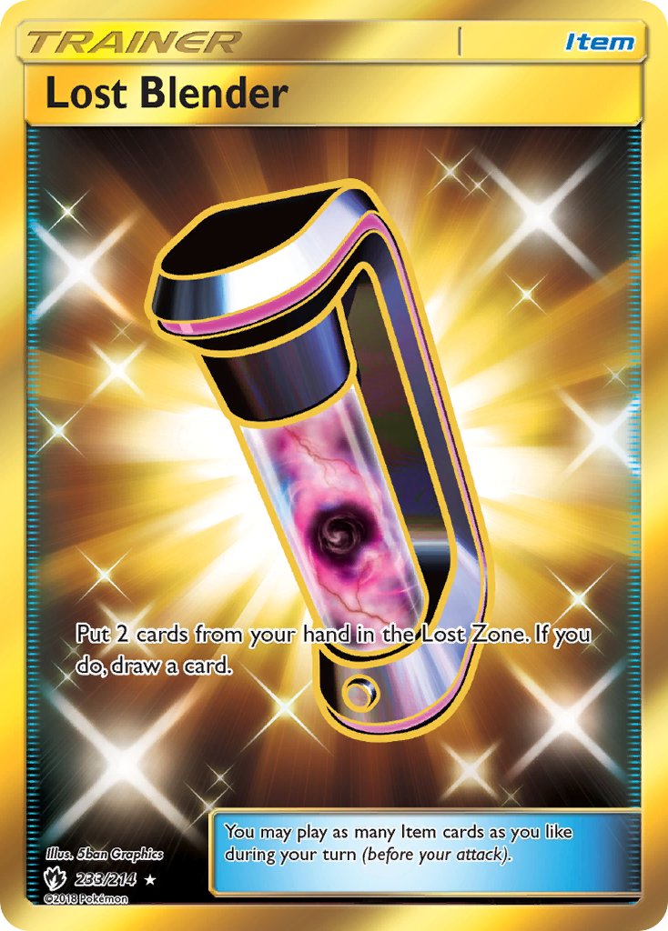 Lost Blender — illustrated card