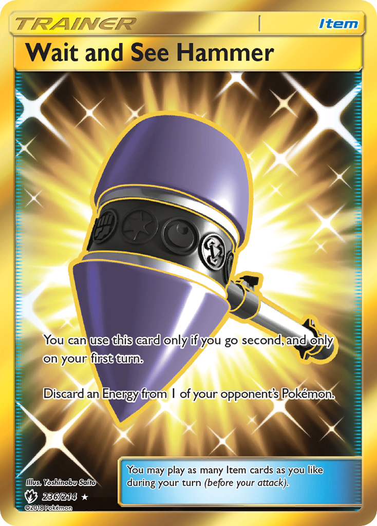 Wait and See Hammer — illustrated card