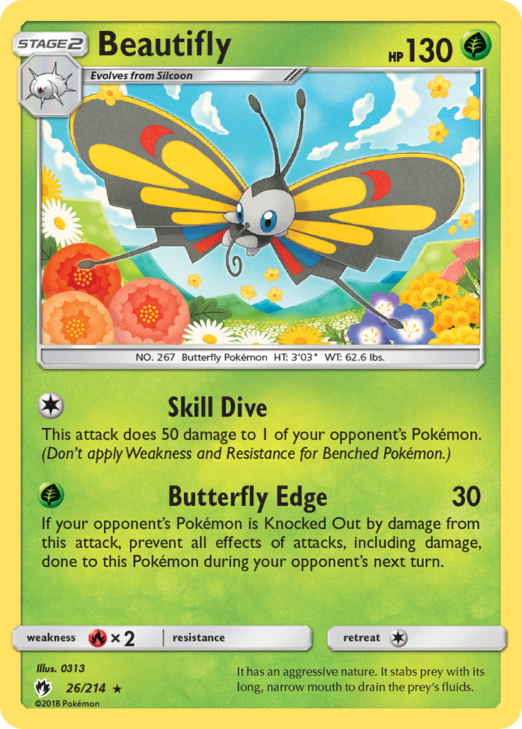 Beautifly — illustrated card