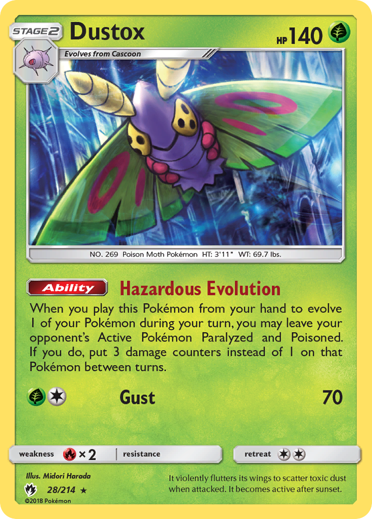 Dustox — illustrated card