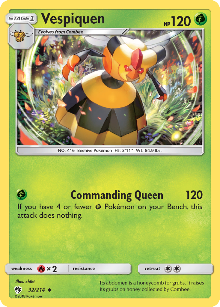 Vespiquen — illustrated card
