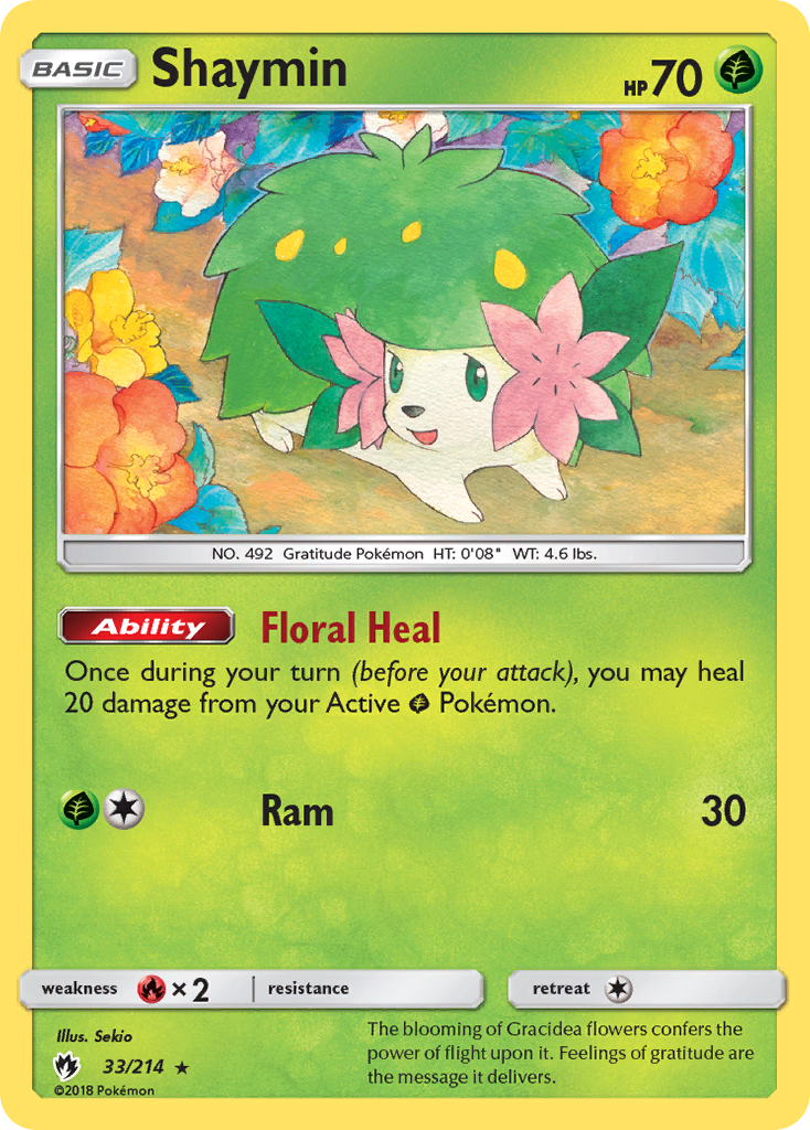Shaymin — illustrated card