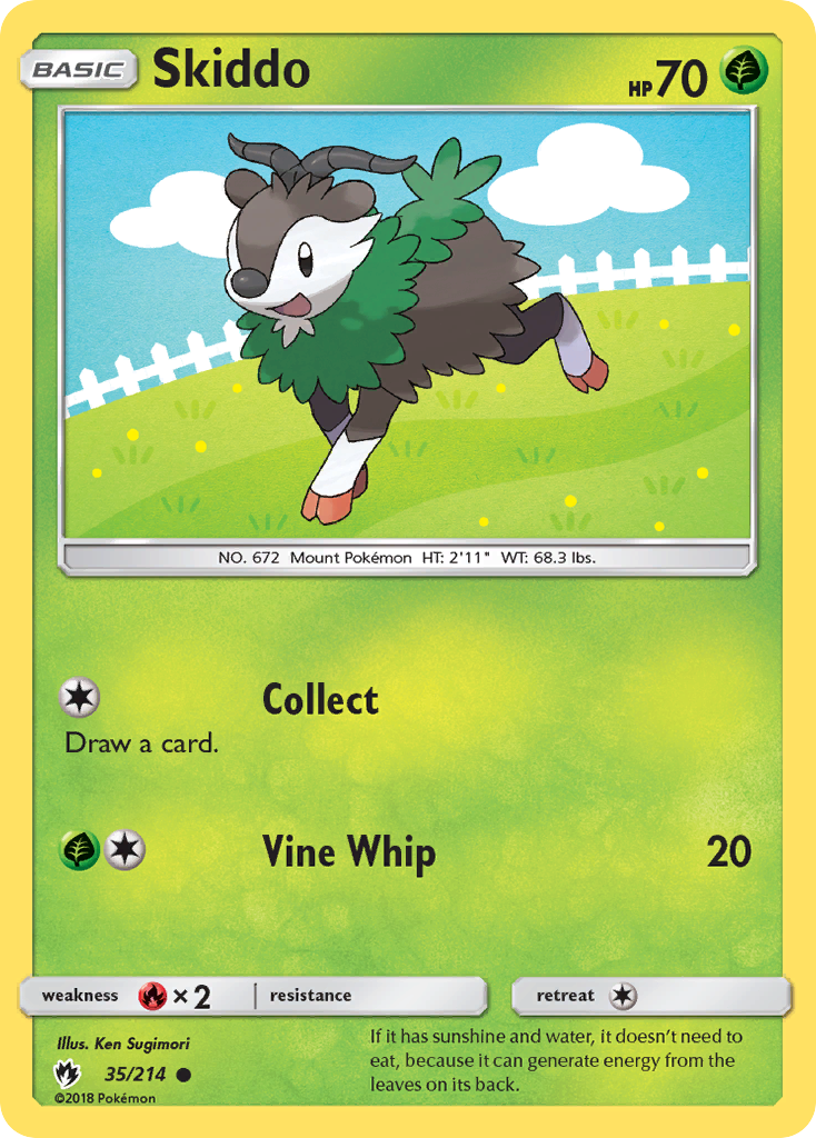 Skiddo — illustrated card