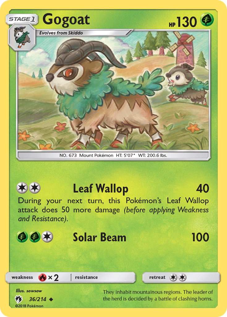 Gogoat — illustrated card