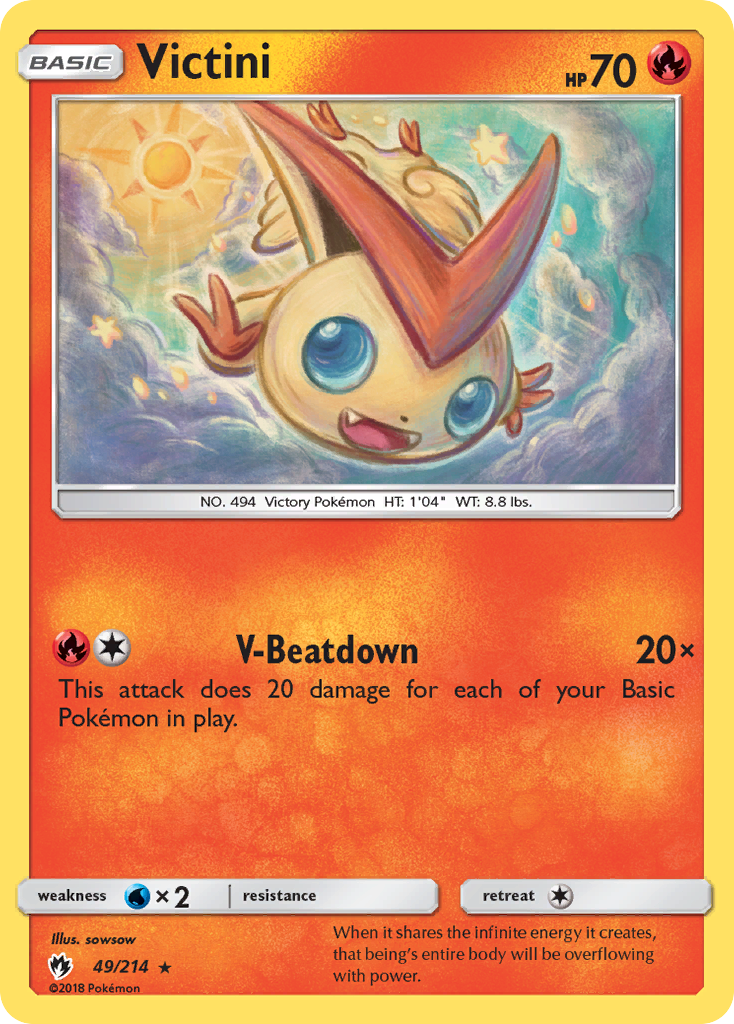 Victini — illustrated card