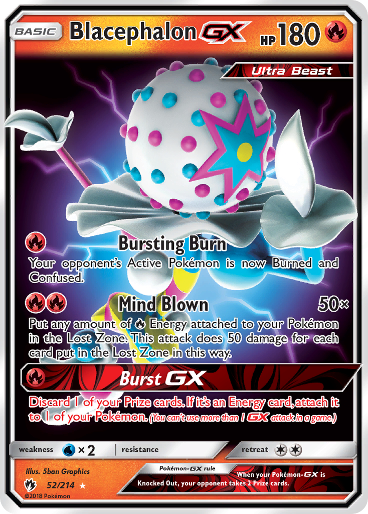 Blacephalon-GX — illustrated card