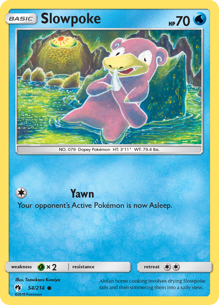 Slowpoke — illustrated card