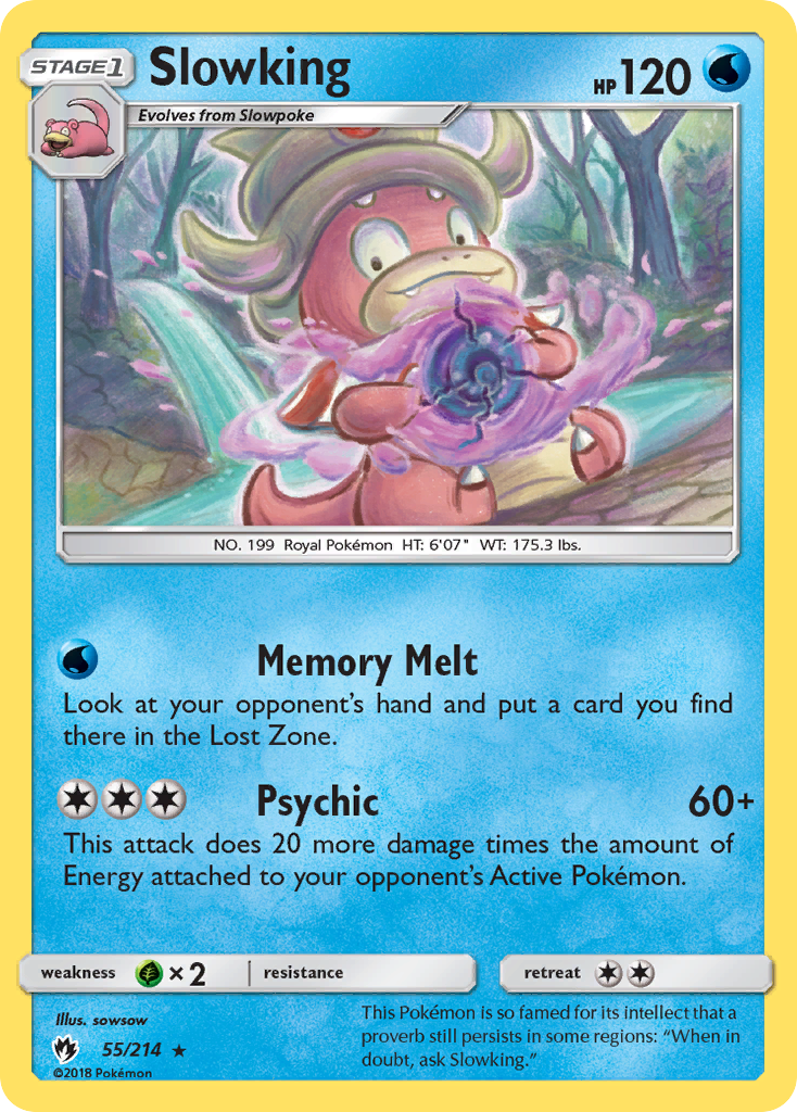 Slowking — illustrated card