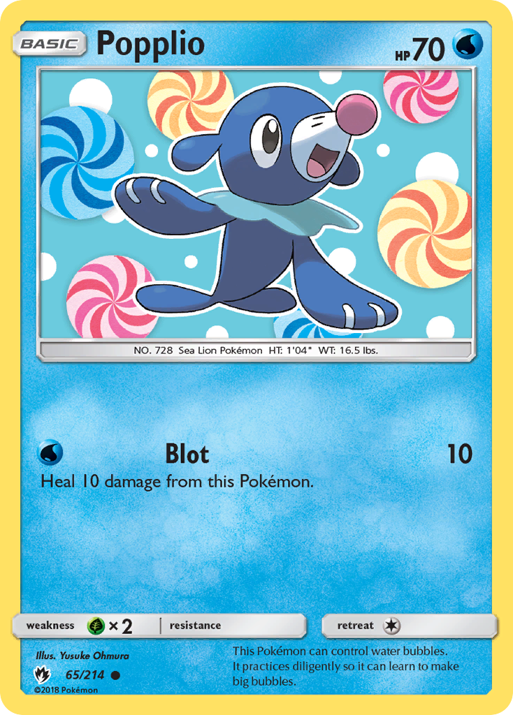 Popplio — illustrated card