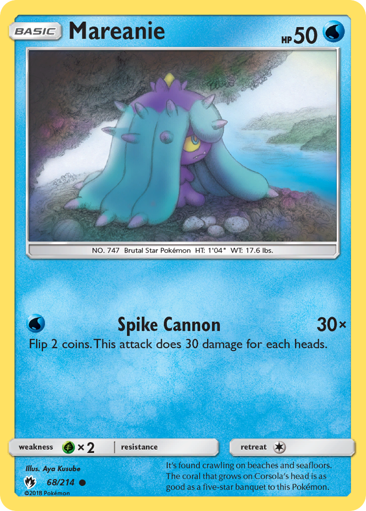 Mareanie — illustrated card