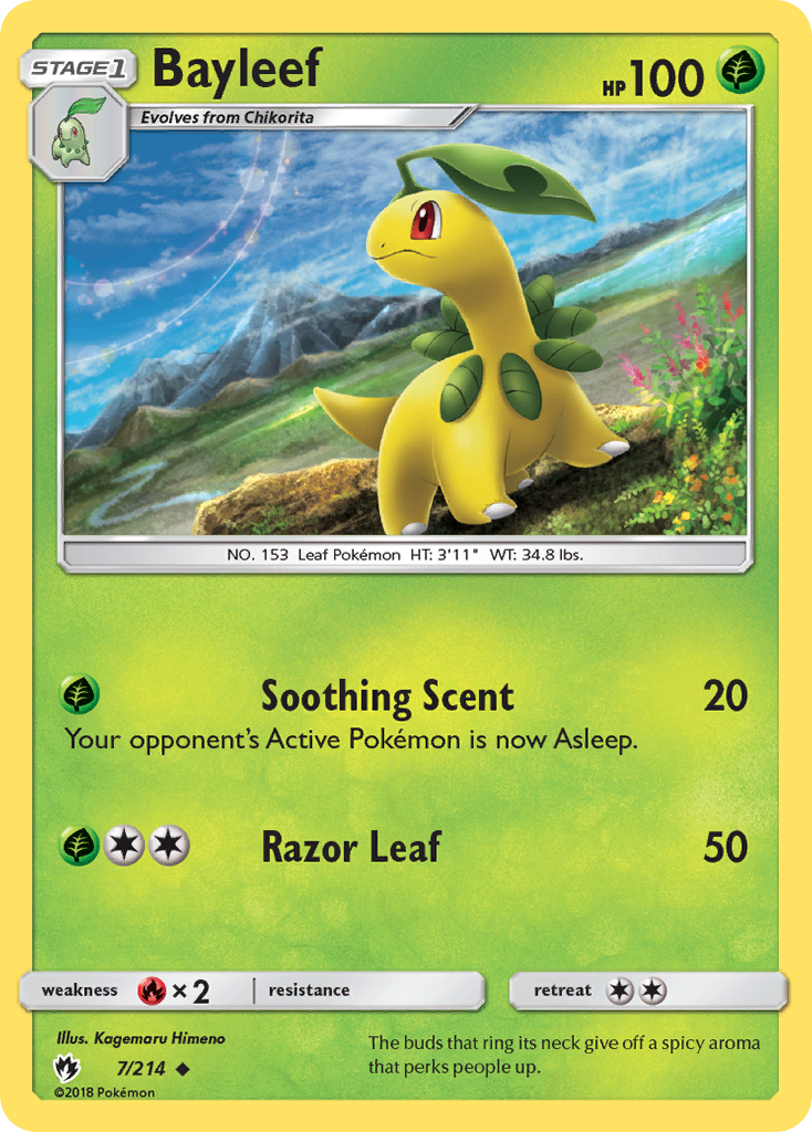 Bayleef — illustrated card