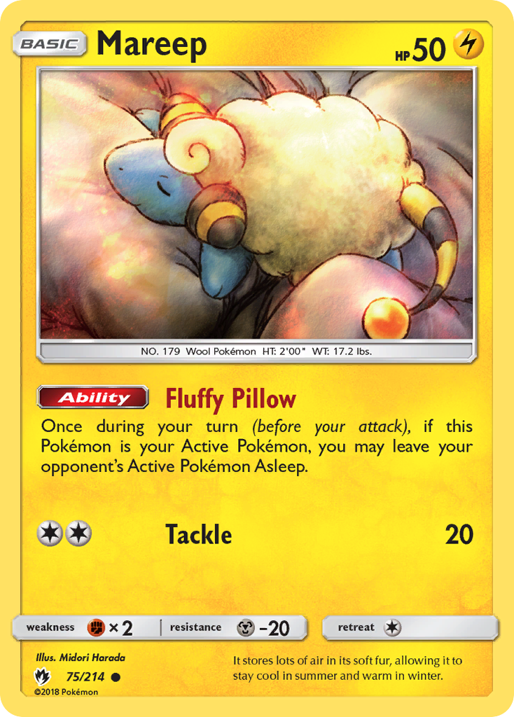 Mareep — illustrated card