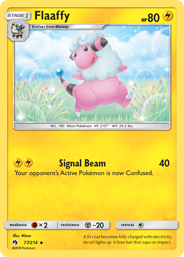 Flaaffy — illustrated card