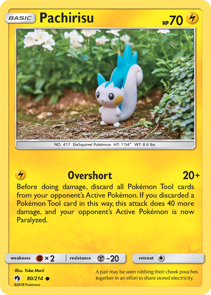 Pachirisu — illustrated card