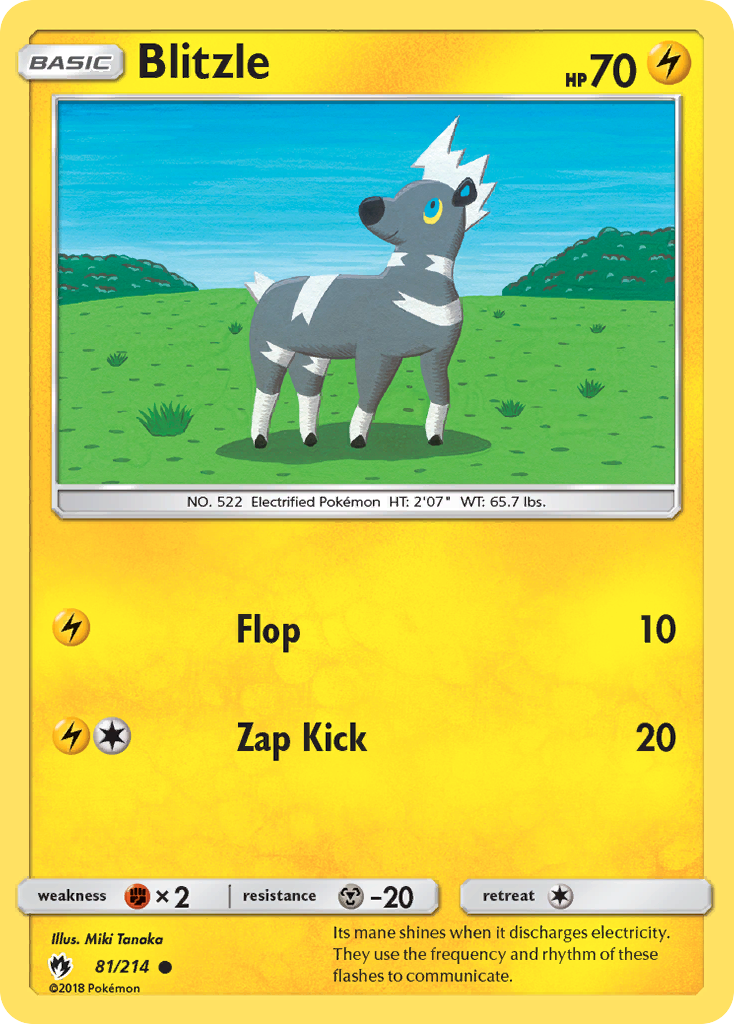 Blitzle — illustrated card