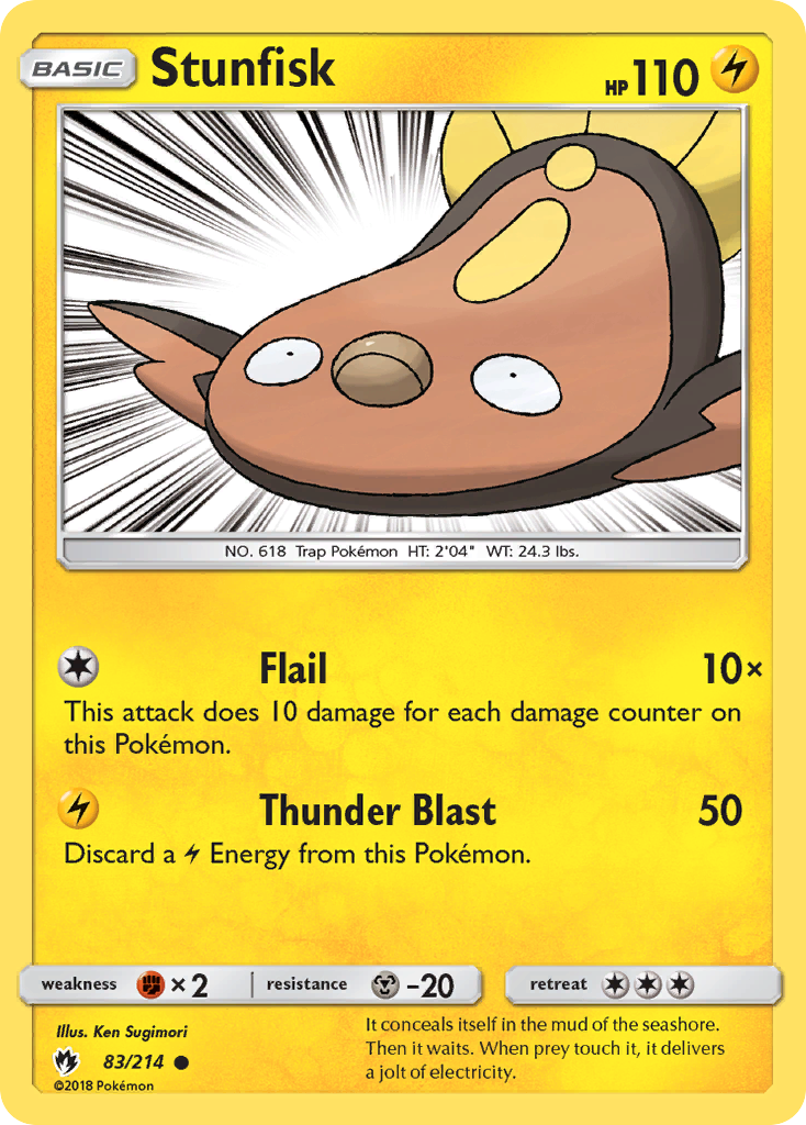Stunfisk — illustrated card