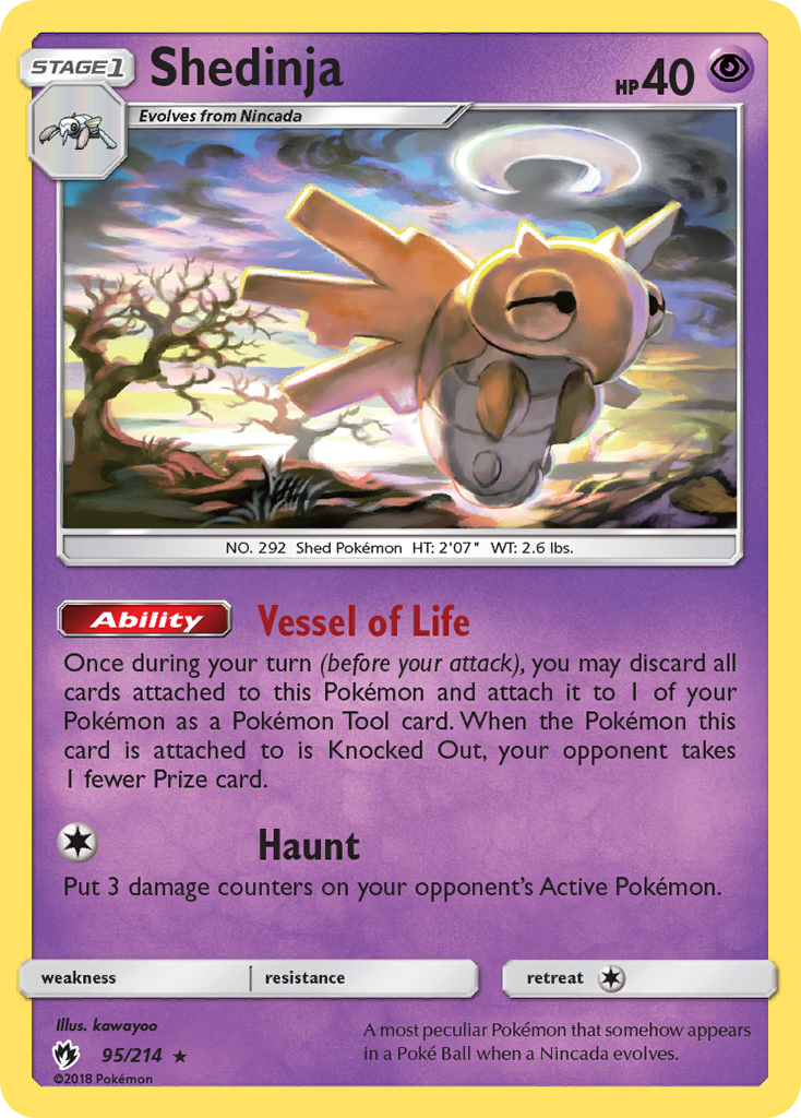 Shedinja — illustrated card