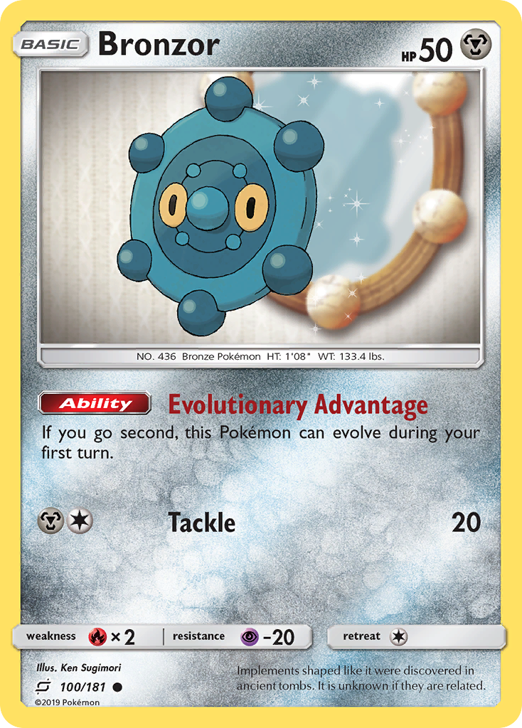 Bronzor — illustrated card