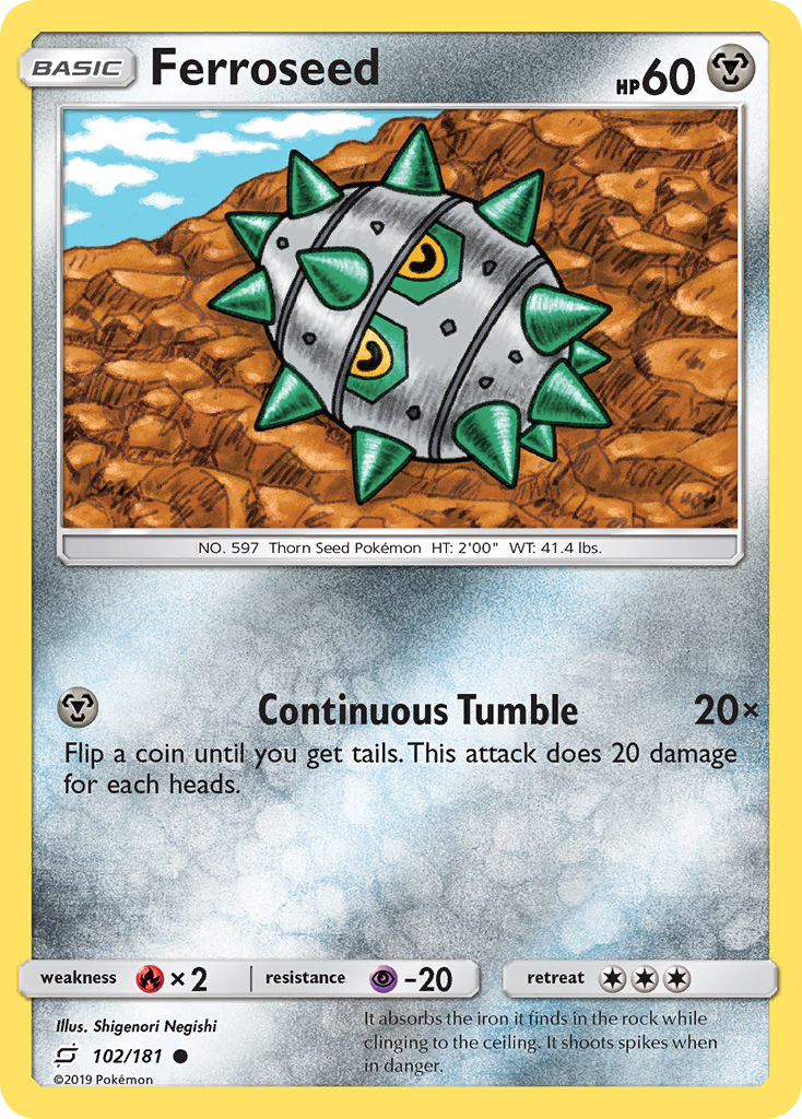 Ferroseed — illustrated card