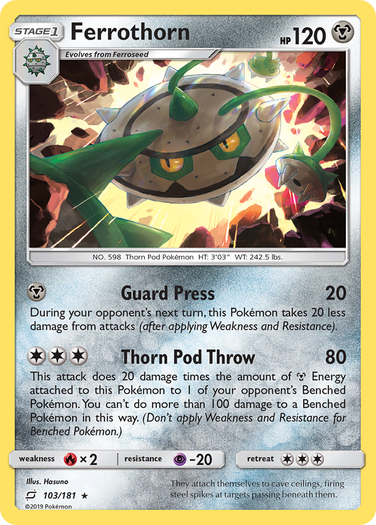 Ferrothorn — illustrated card
